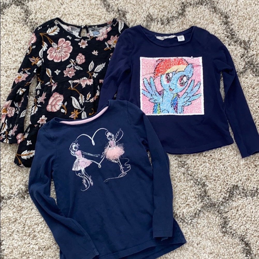 Bundle of long sleeved shirts - Size 6
